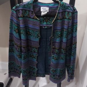 Lady Carol Multicolor Patterned Jacket